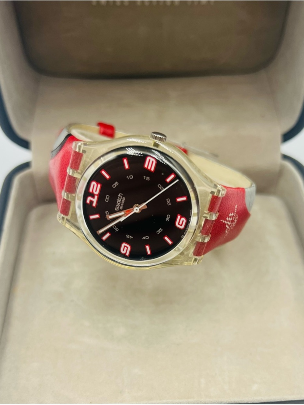 🔥Rare 2006 Swatch “Reach The Rings”GE136 – Torino Olympic Games Edition Vintage